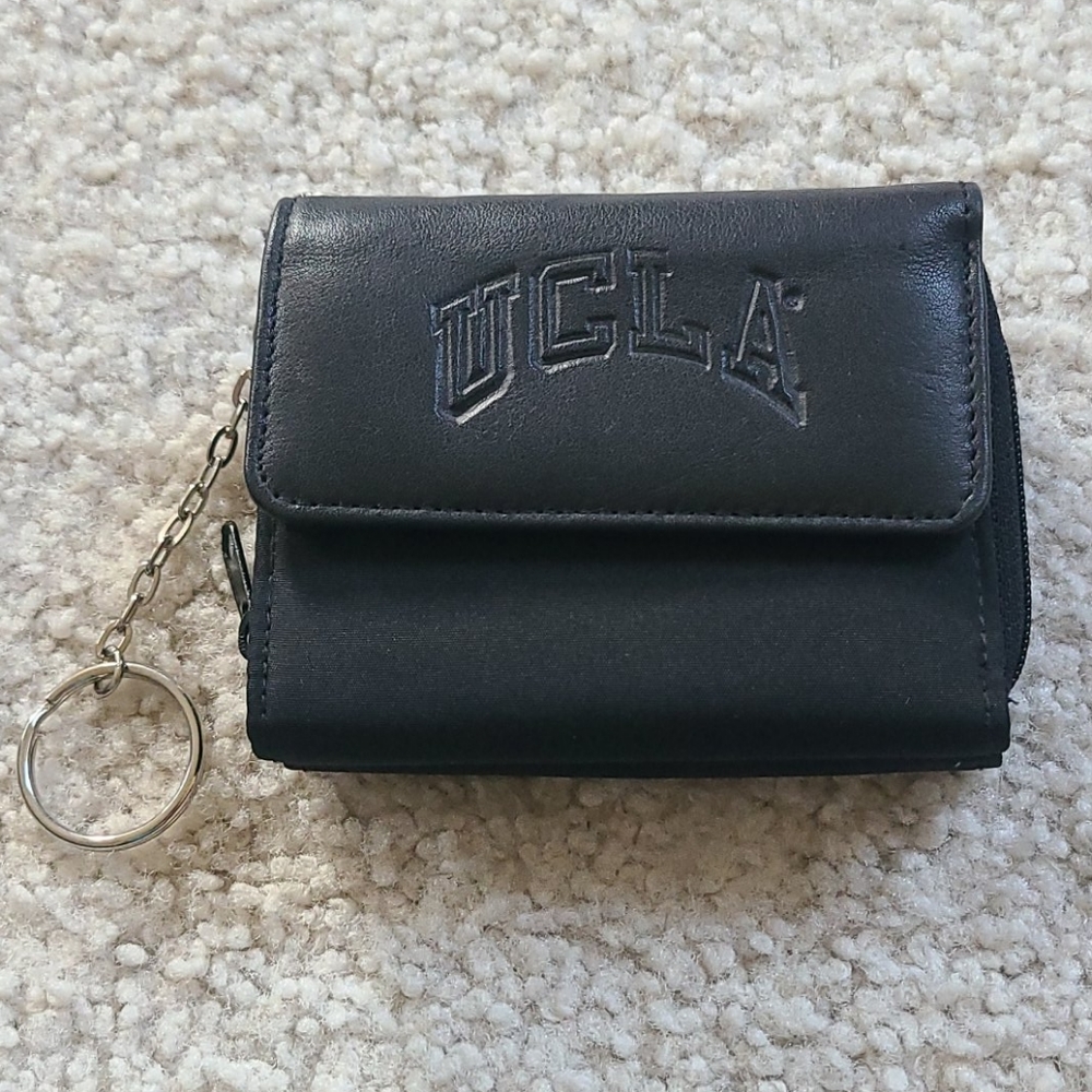 UCLA microfiber zip around wallet